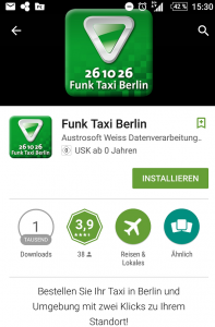 App-Store (nach dem Klick auf die Erweiterung)