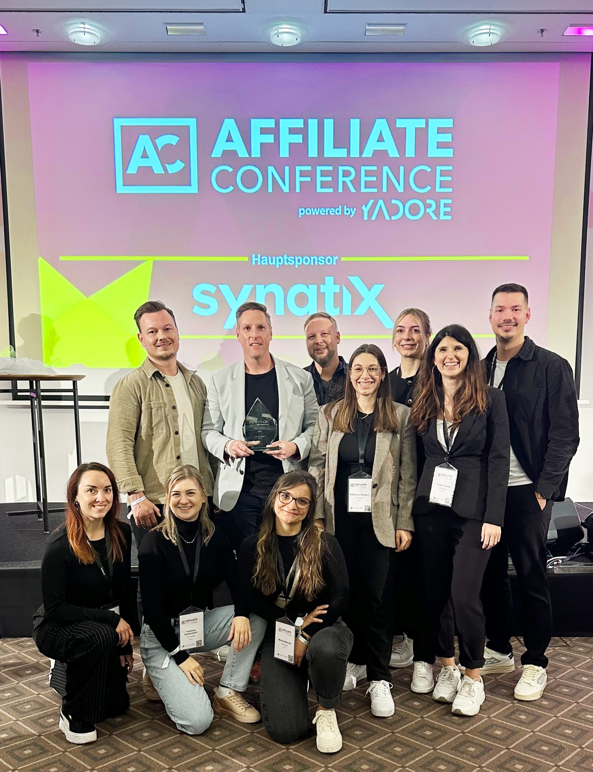 Das Team bei der Affiliate Conference